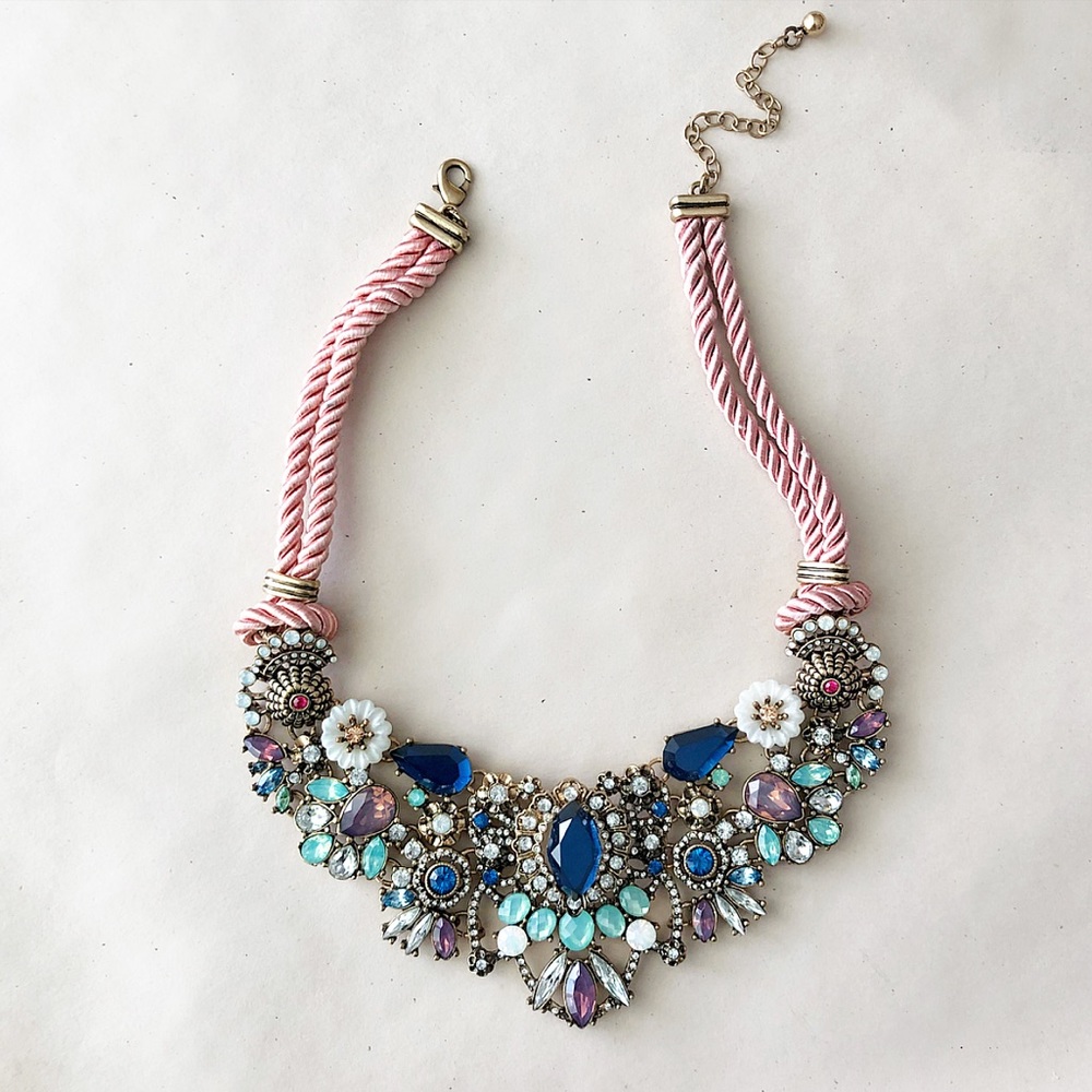 Pastel Bib Necklace - Picture 4 of 9